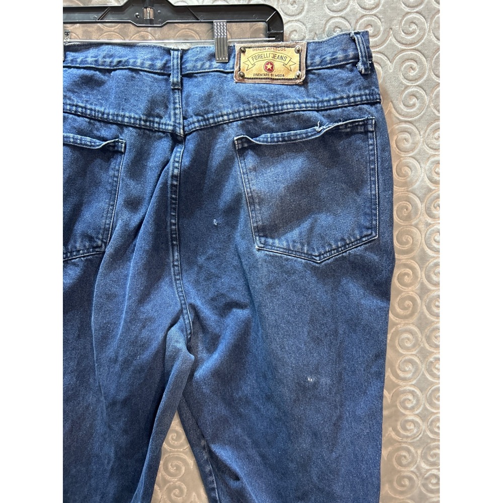 VTG Forelli Jeans Womens Size‎ 26 Blue Denim Straight Leg Pants - Picture 11 of 12